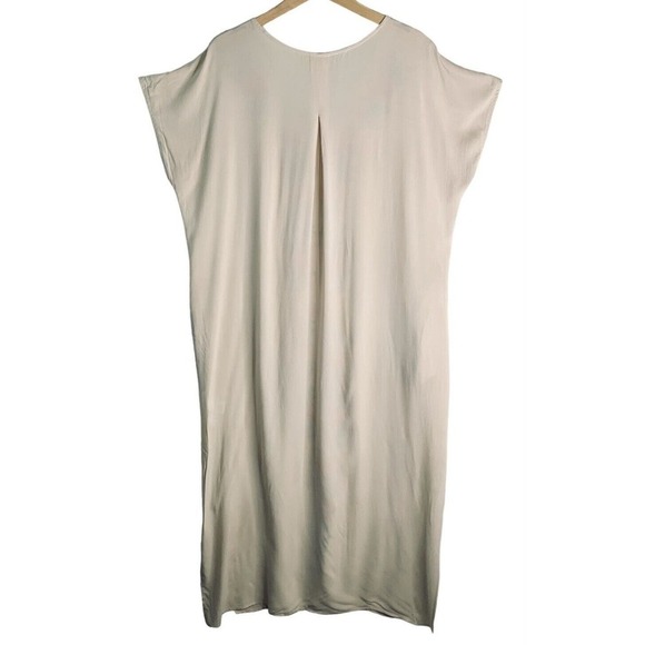 Kori America Embroidered Midi Shift Dress Womens Size L Boho Unlined - Picture 7 of 8